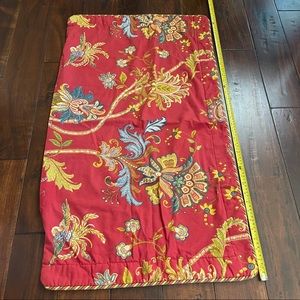 King floral sham